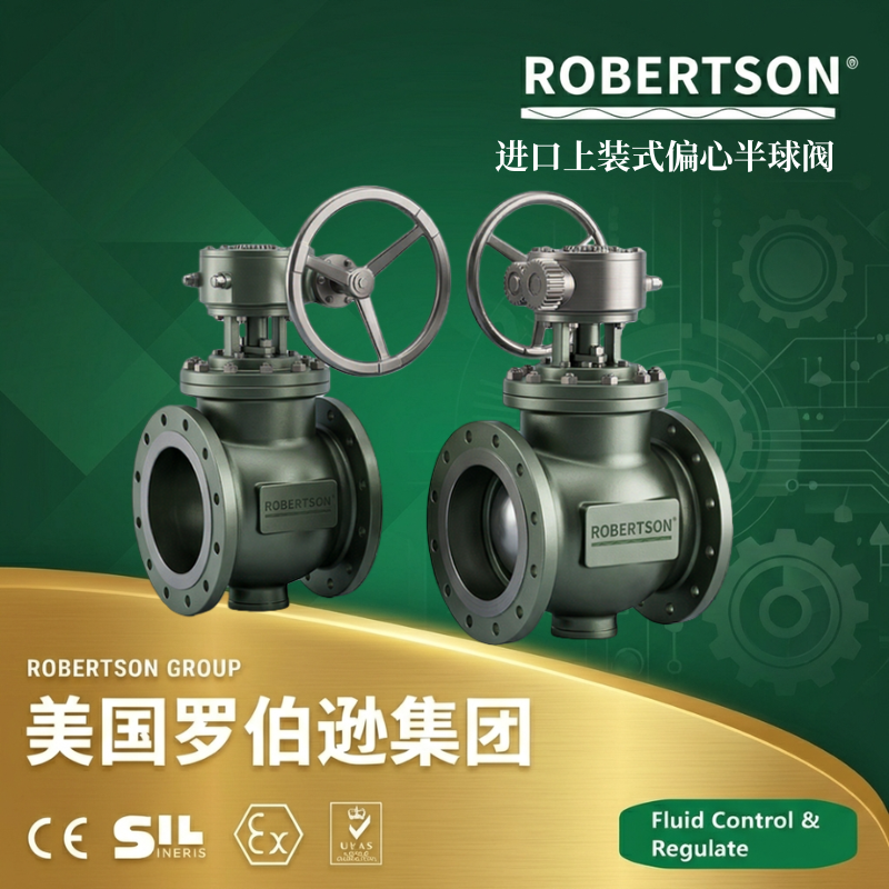 进口偏心半球阀选型解析:美国罗伯逊ROBERTSON品牌与工业应用