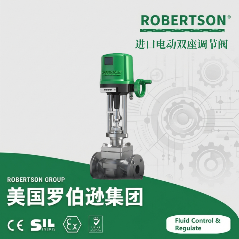 进口电动双座调节阀-美国罗伯逊ROBERTSON