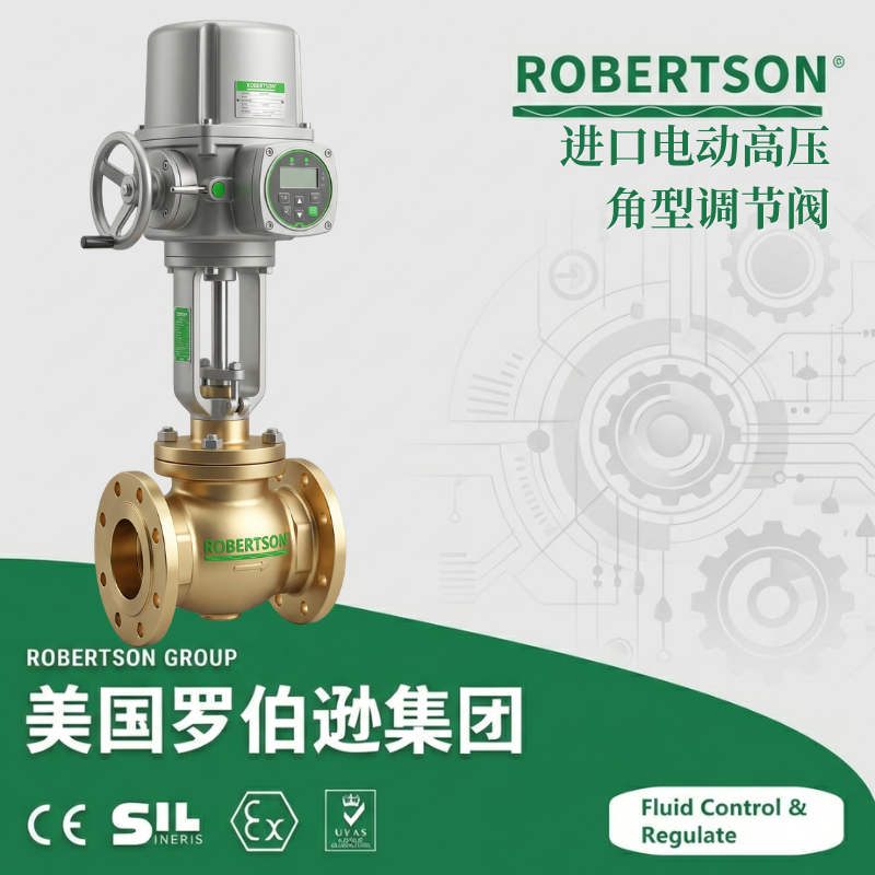进口电动高压角型调节阀-美国罗伯逊ROBERTSON