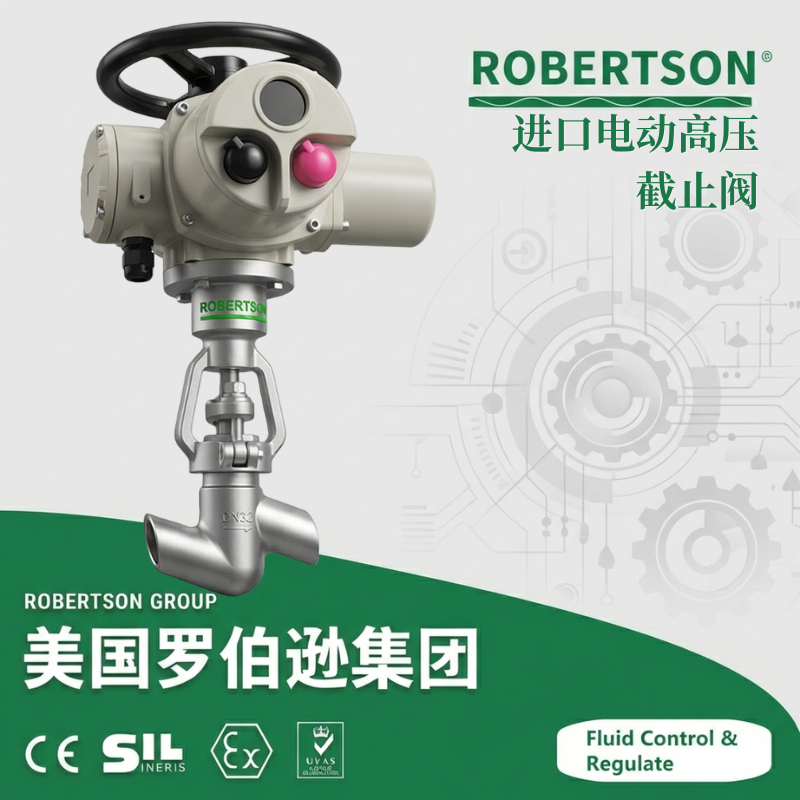 进口电动高压截止阀-美国罗伯逊ROBERTSON