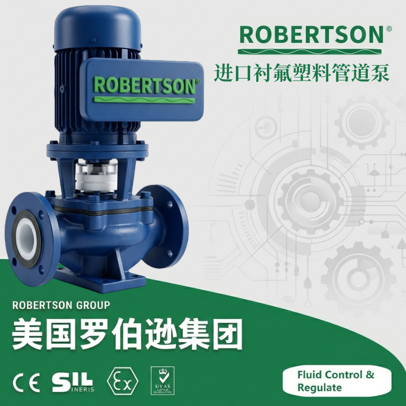 进口衬氟塑料管道泵-美国罗伯逊ROBERTSON