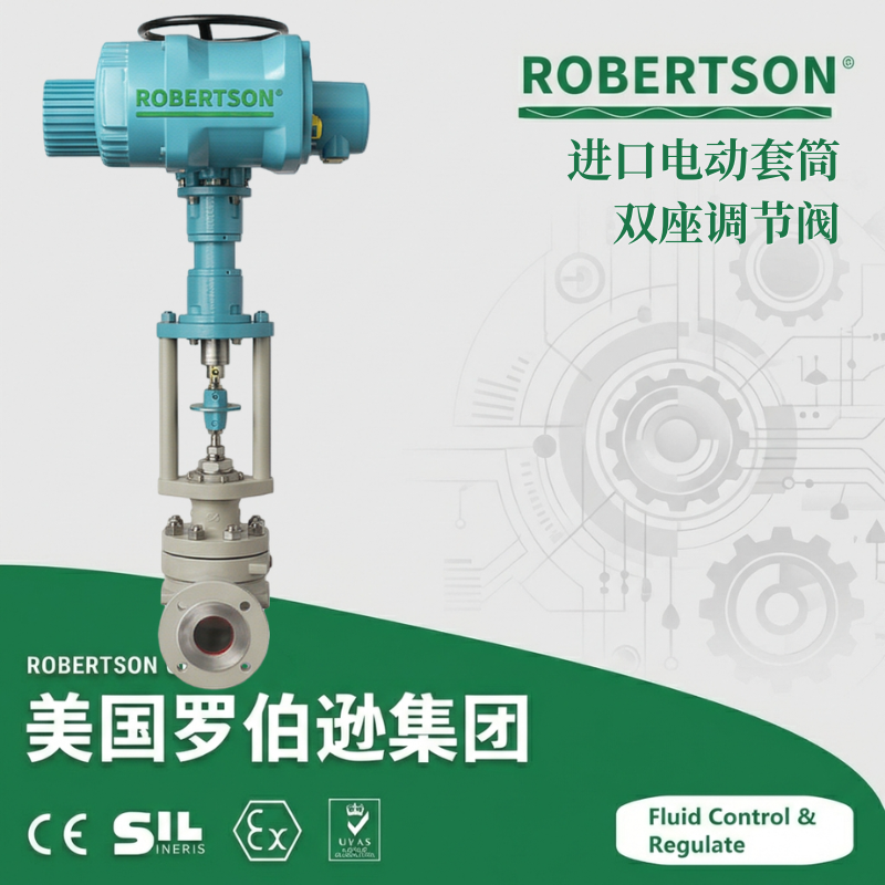 进口电动套筒双座调节阀-美国罗伯逊ROBERTSON