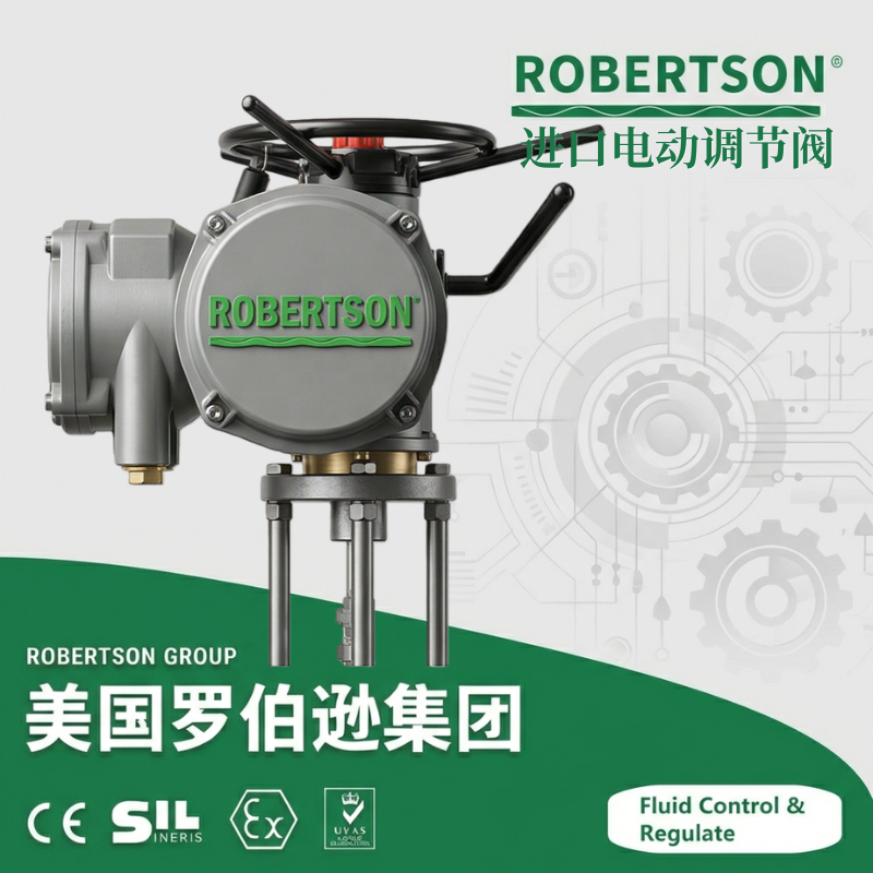 进口直通单座电动调节阀-美国罗伯逊ROBERTSON