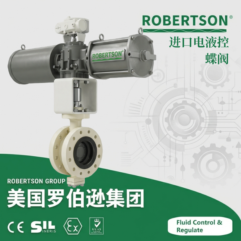 进口电液控蝶阀-美国罗伯逊ROBERTSON