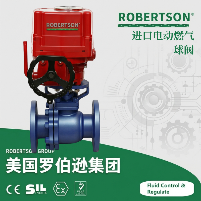 进口电动燃气球阀-美国罗伯逊ROBERTSON