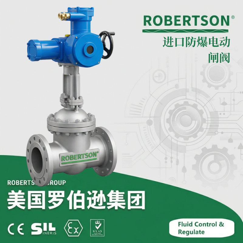 进口防爆电动闸阀-美国罗伯逊ROBERTSON
