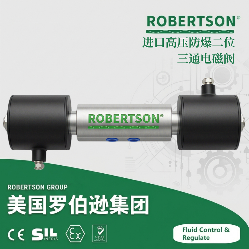 进口高压防防爆二位三通电磁阀-美国罗伯逊ROBERTSON