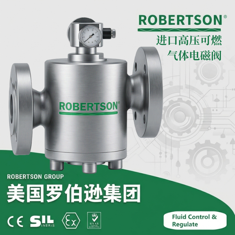 进口高压可燃气体电磁阀-美国罗伯逊ROBERTSON