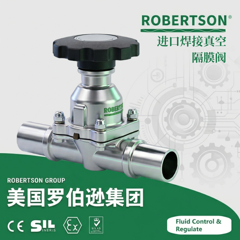 进口焊接真空隔膜阀-美国罗伯逊ROBERTSON