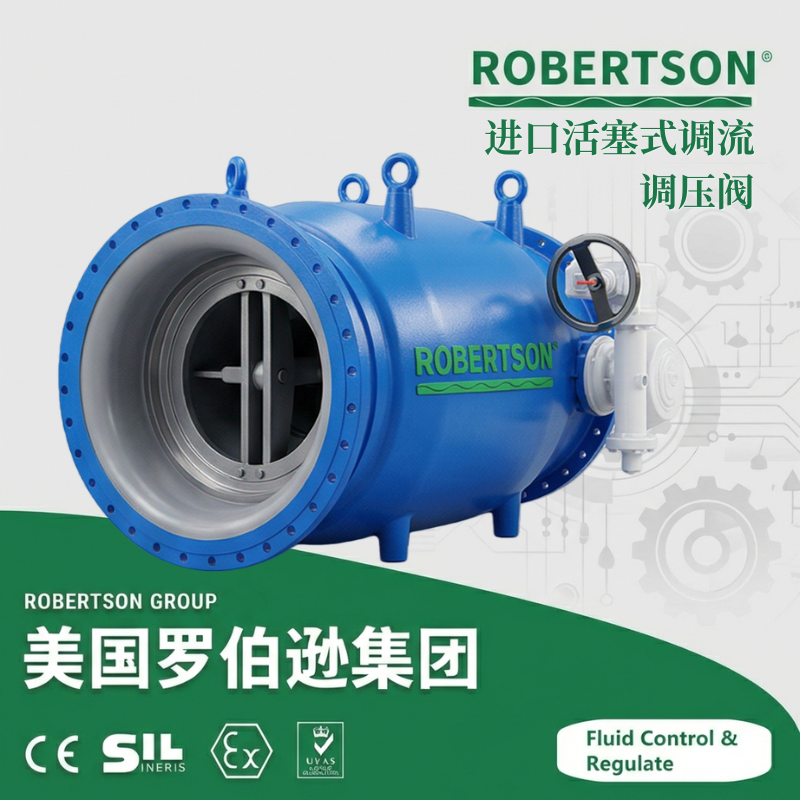 进口活塞式调流调压阀-美国罗伯逊ROBERTSON