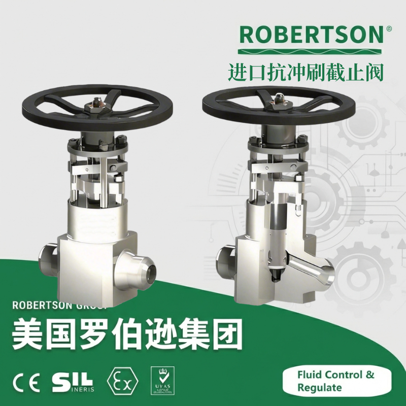 进口抗冲刷截止阀-美国罗伯逊ROBERTSON