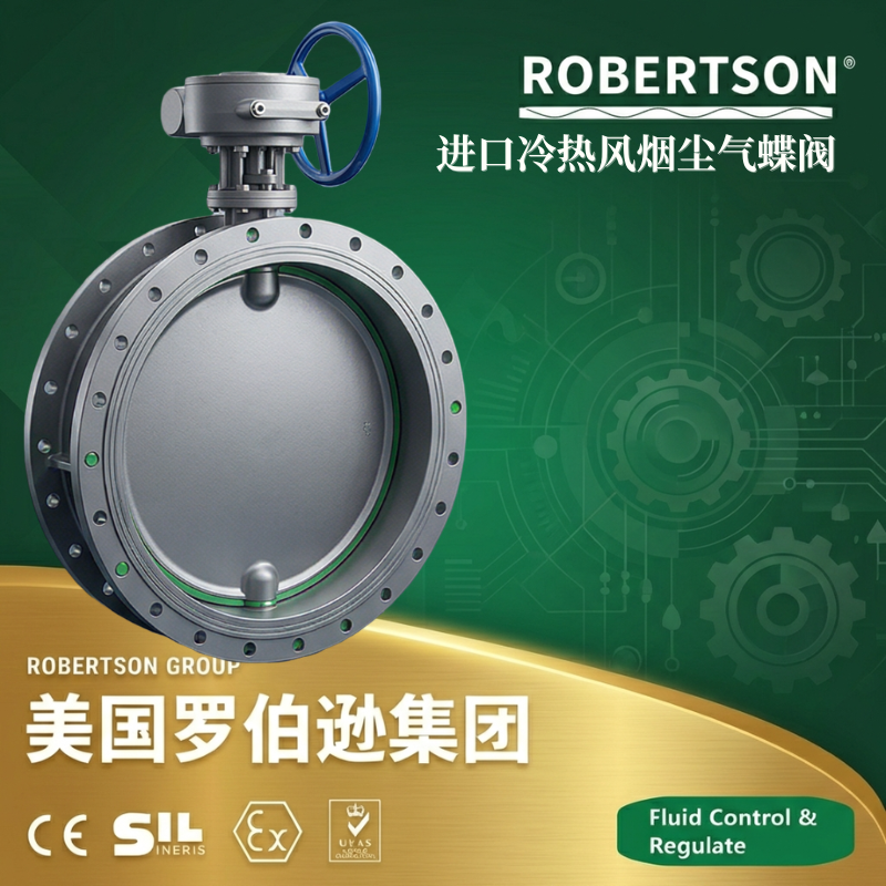 进口冷热风烟尘气蝶阀-美国罗伯逊ROBERTSON