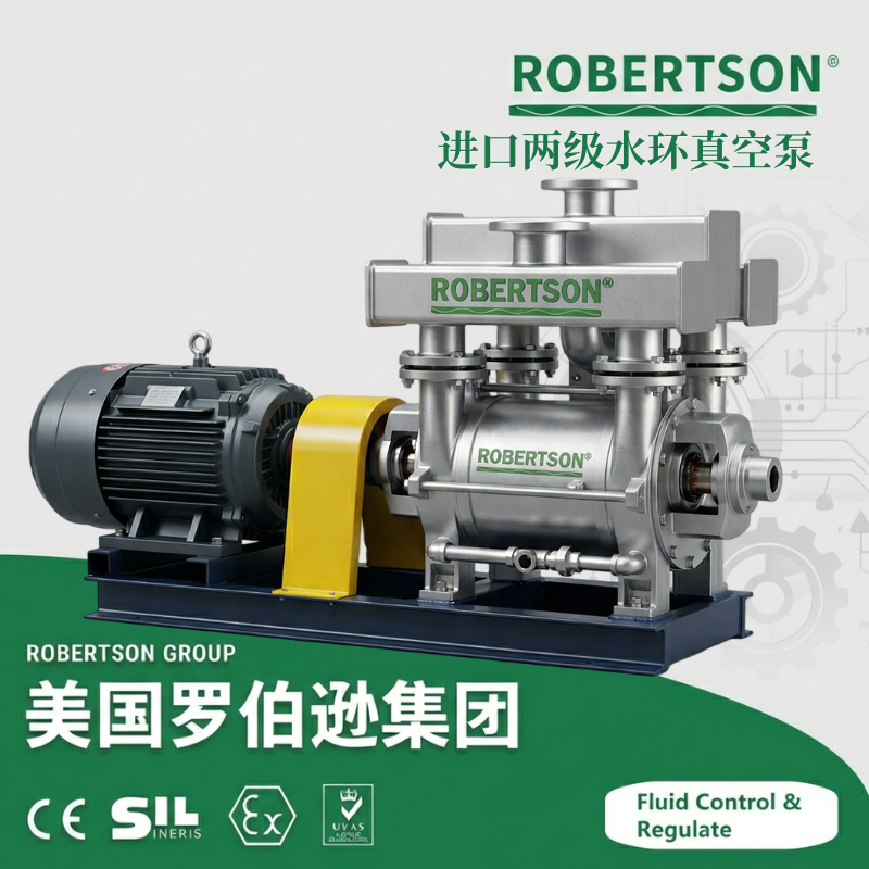 进口两级水环真空泵-美国罗伯逊ROBERTSON