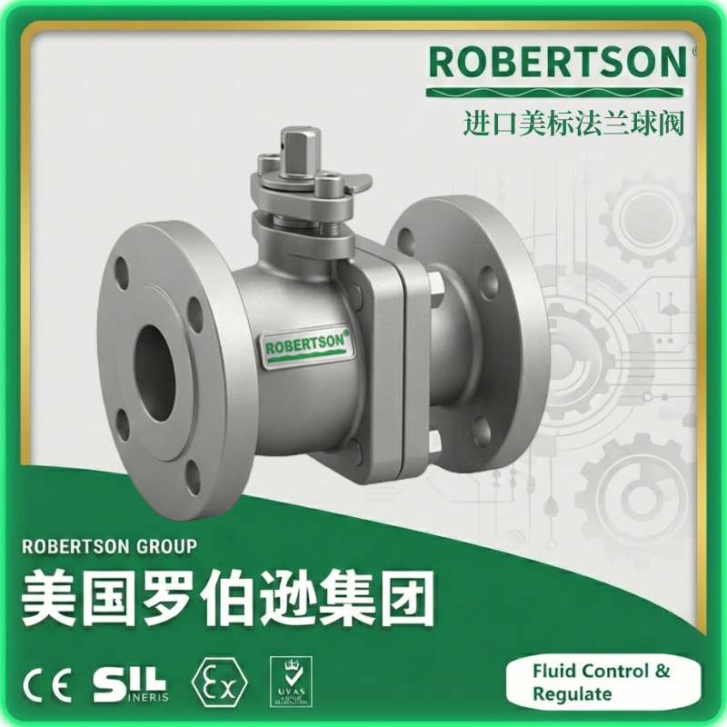 进口美标法兰球阀-美国罗伯逊ROBERTSON