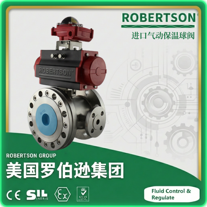 进口气动保温球阀-美国罗伯逊ROBERTSON