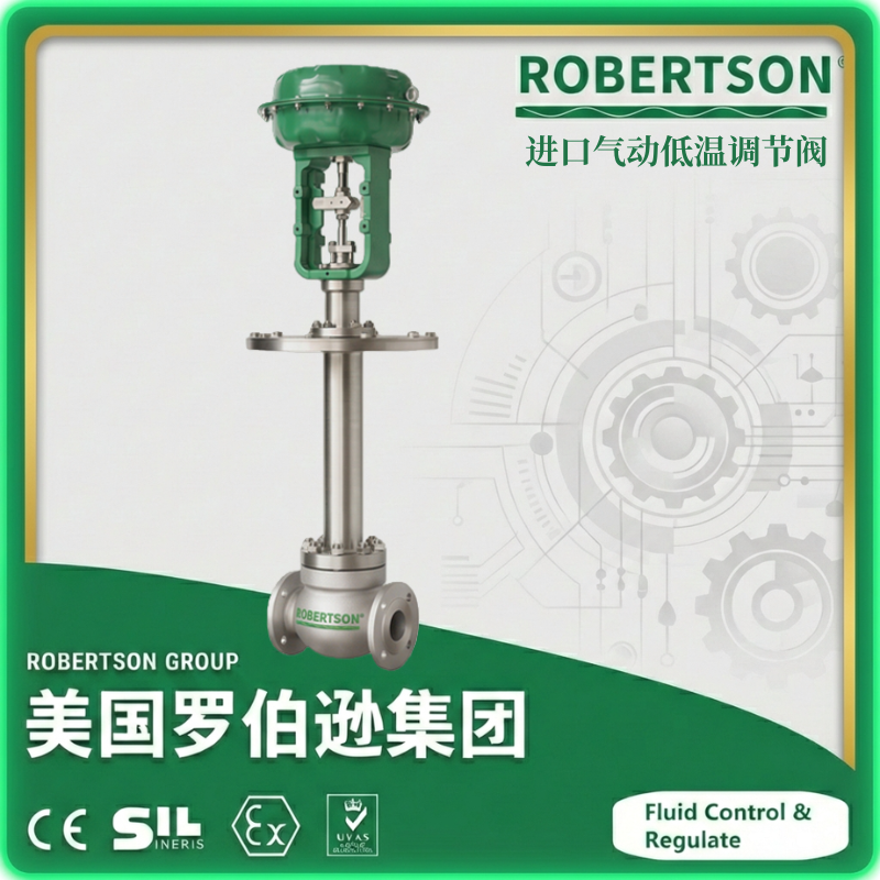 进口气动低温调节阀-美国罗伯逊ROBERTSON