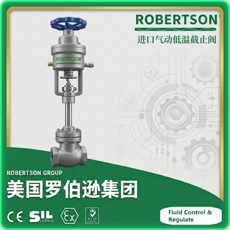 进口气动低温截止阀-美国罗伯逊ROBERTSON