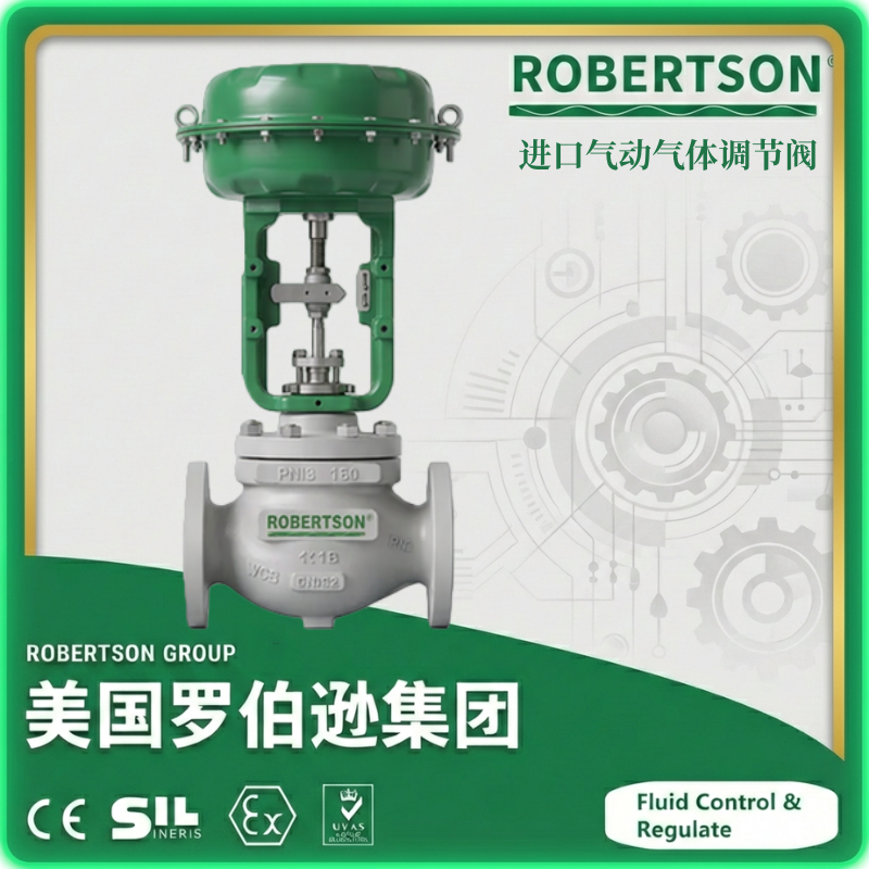 进口气动气体调节阀-美国罗伯逊ROBERTSON