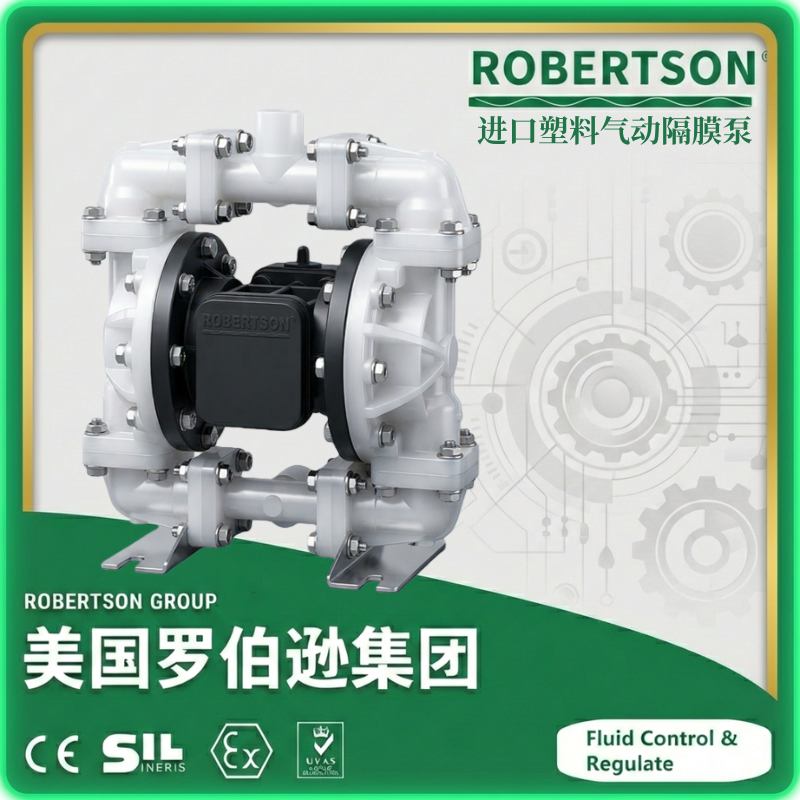 进口塑料气动隔膜泵-美国罗伯逊ROBERTSON
