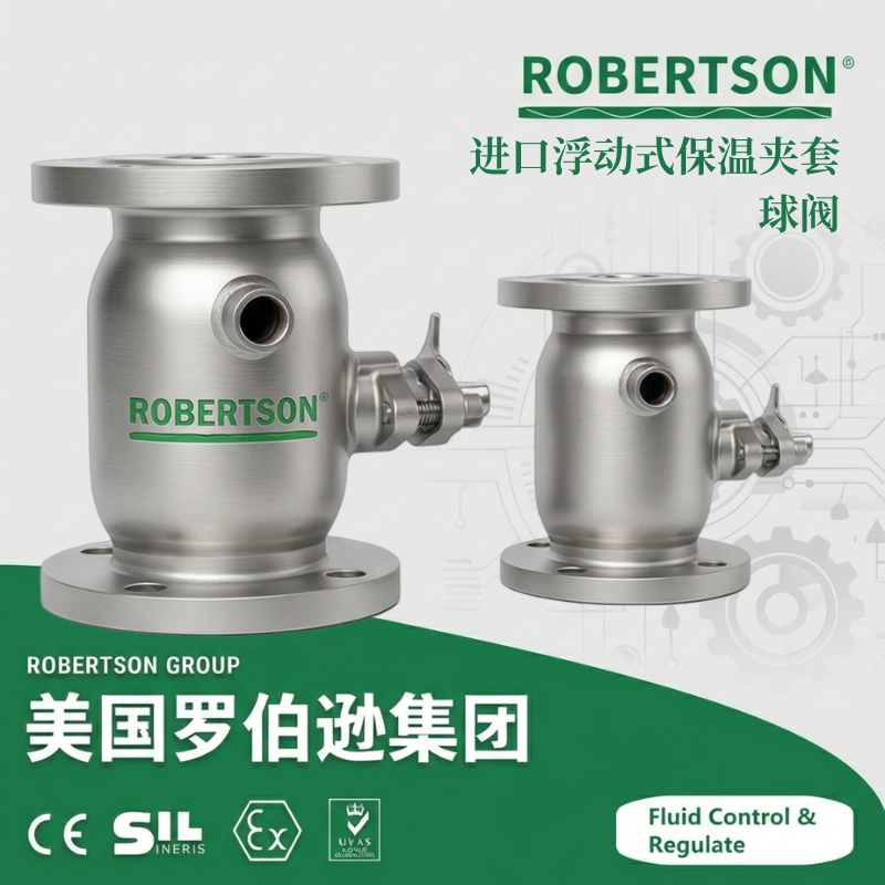 进口浮动式保温夹套球阀-美国罗伯逊ROBERTSON