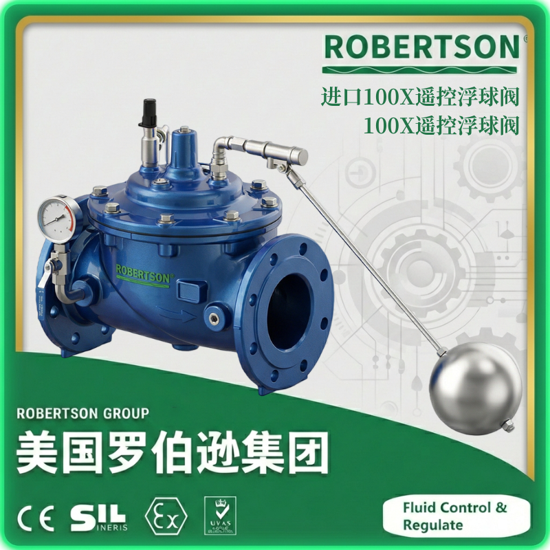 进口100X遥控浮球阀-美国罗伯逊ROBERTSON