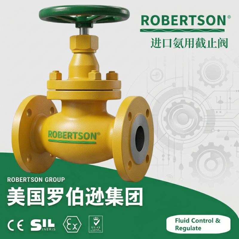 进口氨用截止阀-美国罗伯逊ROBERTSON