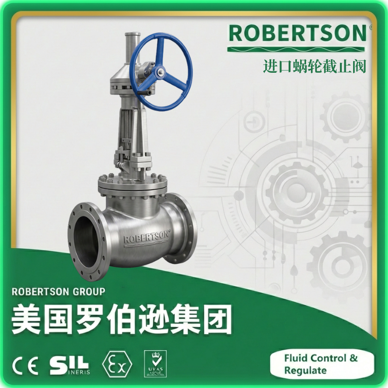 进口蜗轮截止阀-美国罗伯逊ROBERTSON