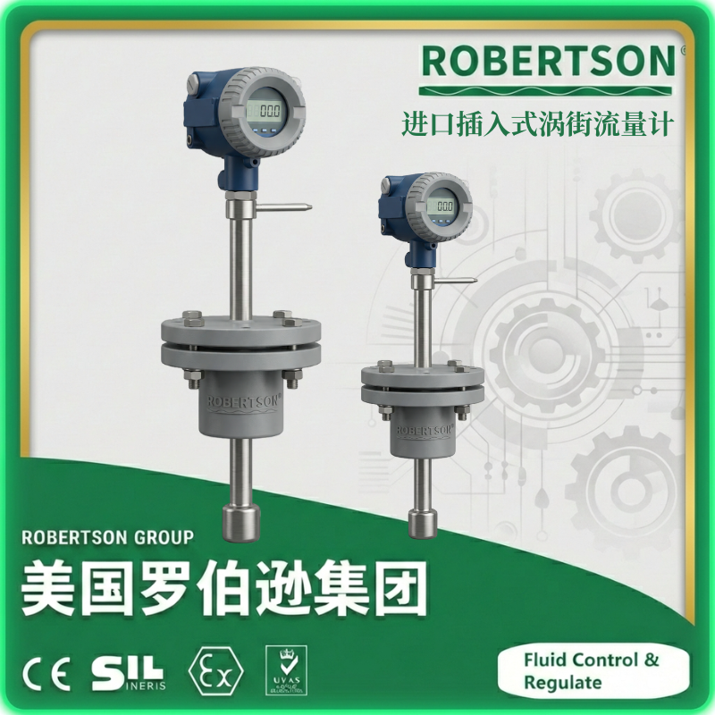 进口插入式涡街流量计-美国罗伯逊ROBERTSON