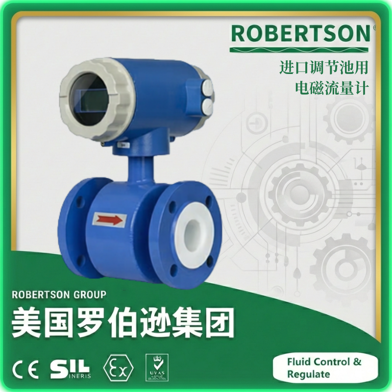 进口调节池用电磁流量计-美国罗伯逊ROBERTSON
