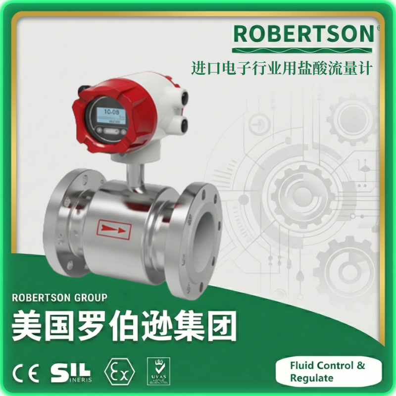 进口电子行业用盐酸流量计-美国罗伯逊ROBERTSON