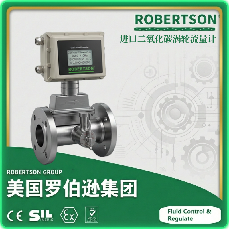 进口二氧化碳涡轮流量计-美国罗伯逊ROBERTSON