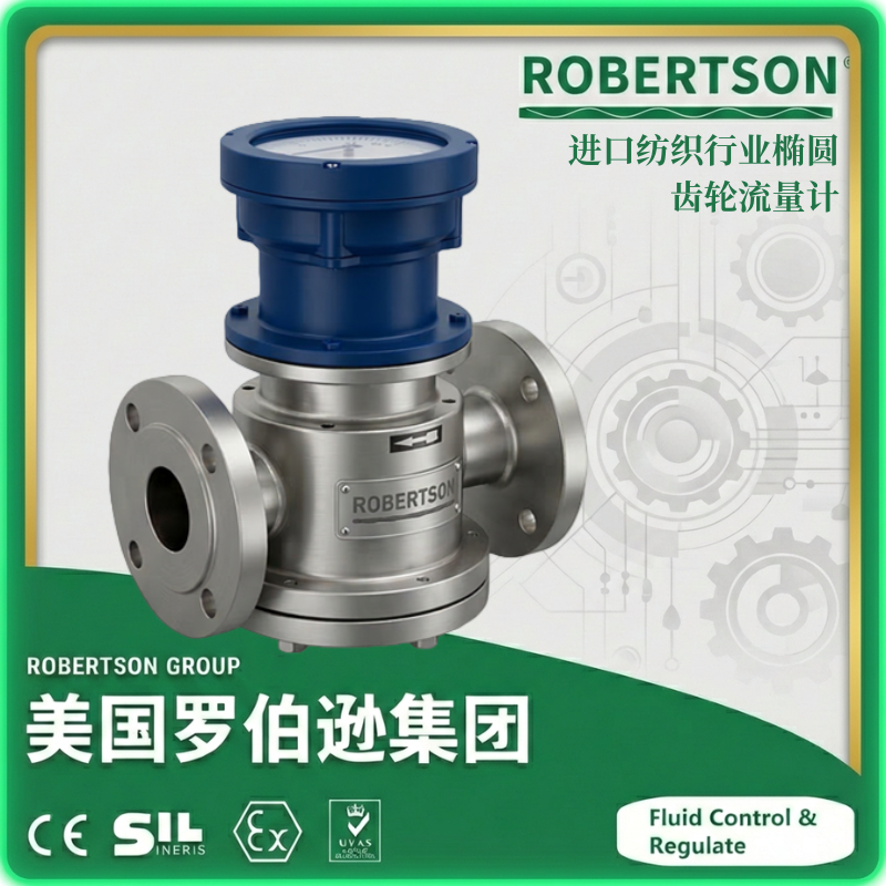 进口纺织行业椭圆齿轮流量计-美国罗伯逊ROBERTSON