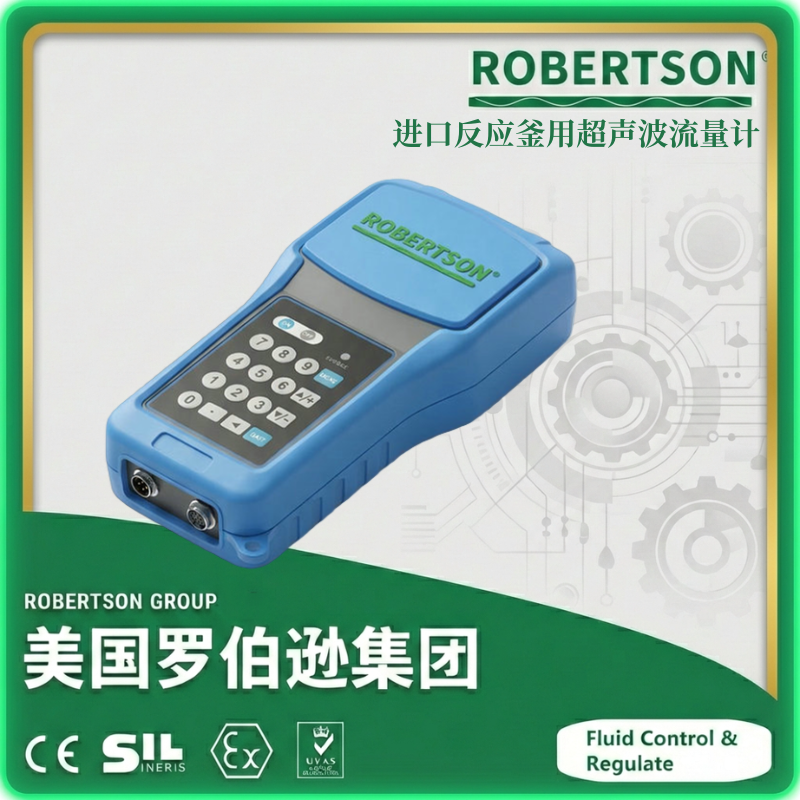 进口反应釜用超声波流量计-美国罗伯逊ROBERTSON