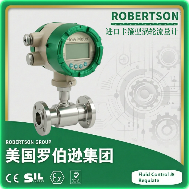 进口卡箍型涡轮流量计-美国罗伯逊ROBERTSON