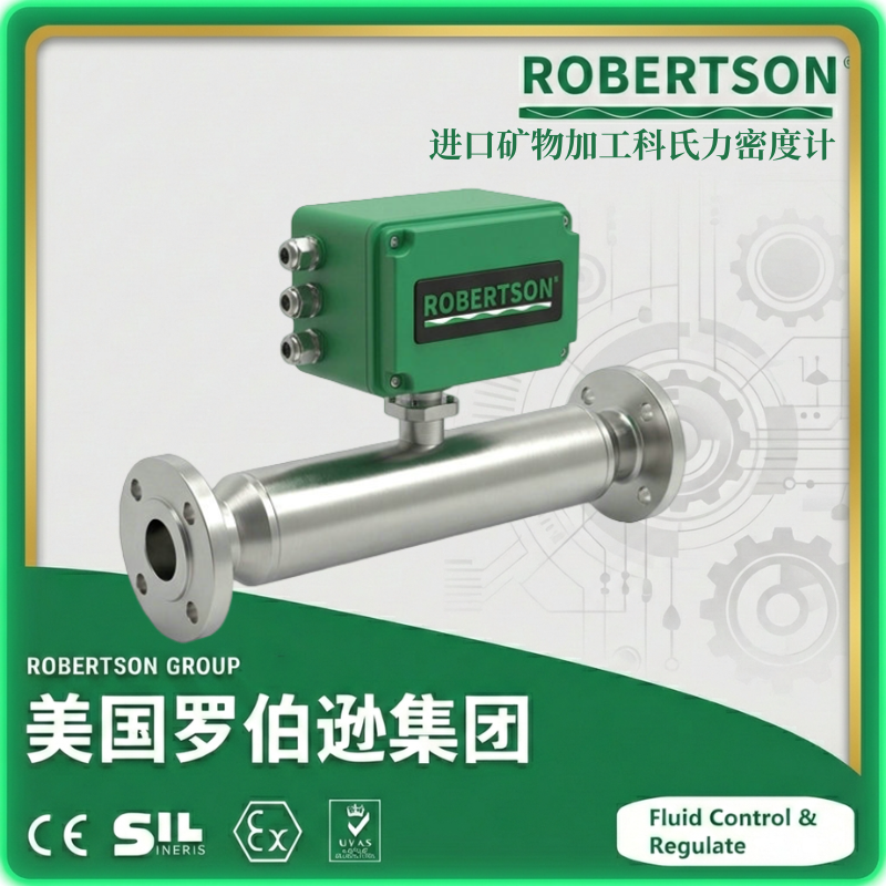 进口矿物加工科氏力密度计-美国罗伯逊ROBERTSON