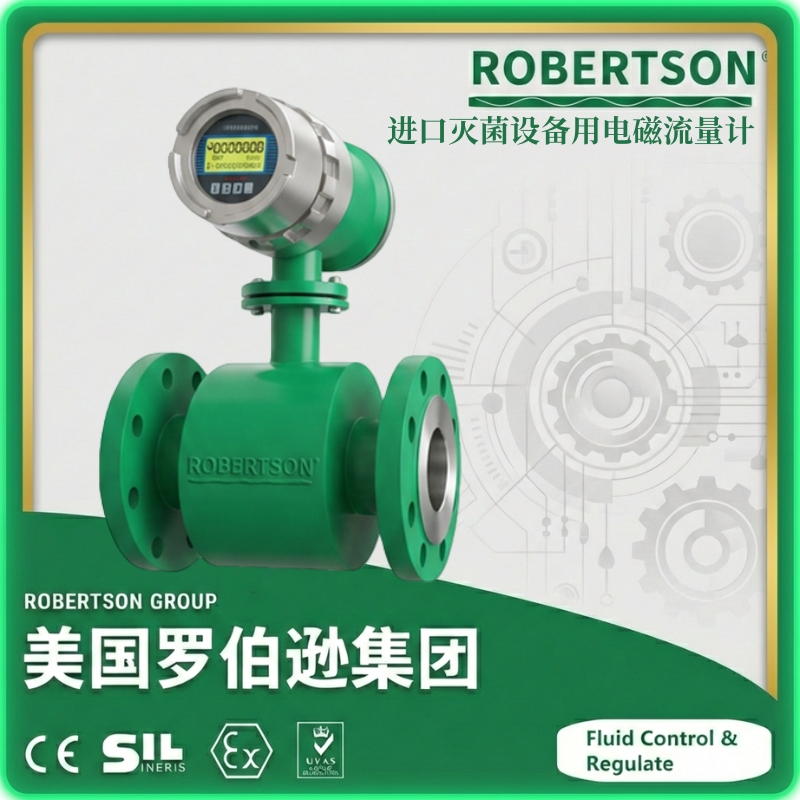 进口灭菌设备用电磁流量计-美国罗伯逊ROBERTSON