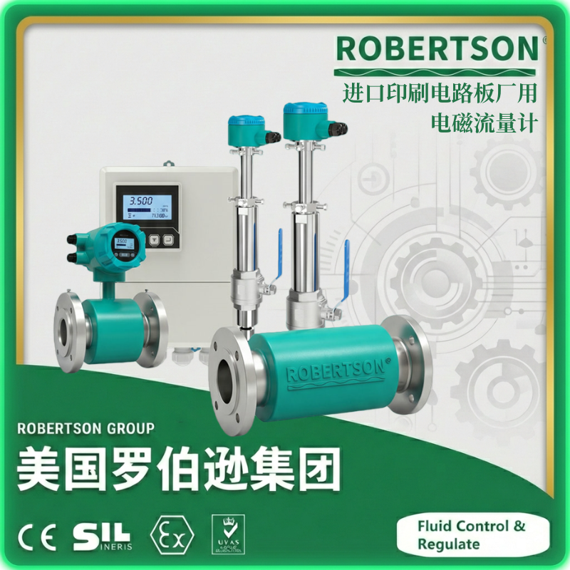 进口印刷电路板厂用电磁流量计-美国罗伯逊ROBERTSON