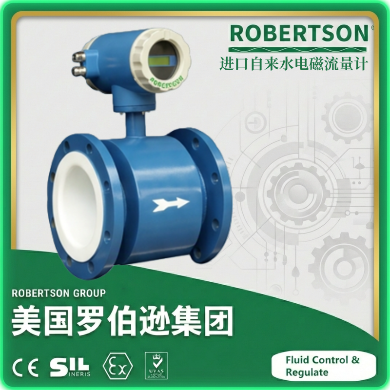 进口自来水电磁流量计-美国罗伯逊ROBERTSON
