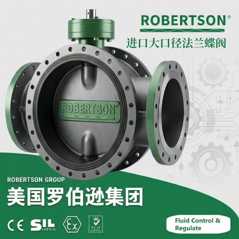 进口大口径法兰蝶阀-美国罗伯逊ROBERTSON