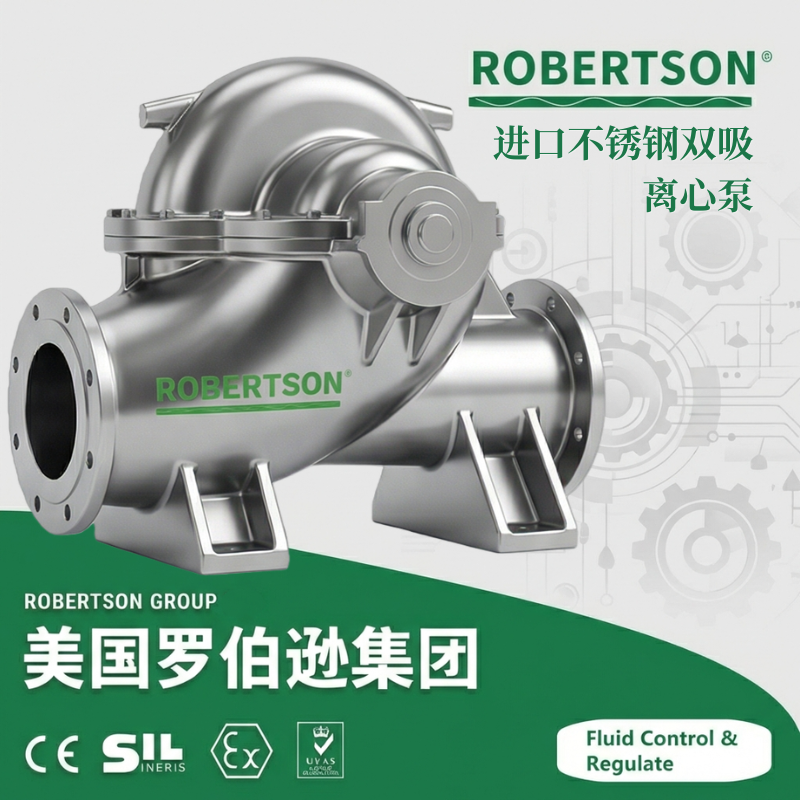 进口不锈钢双吸离心泵-美国罗伯逊ROBERTSON
