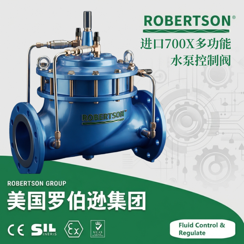 进口700x多功能水泵控制阀-美国罗伯逊ROBERTSON
