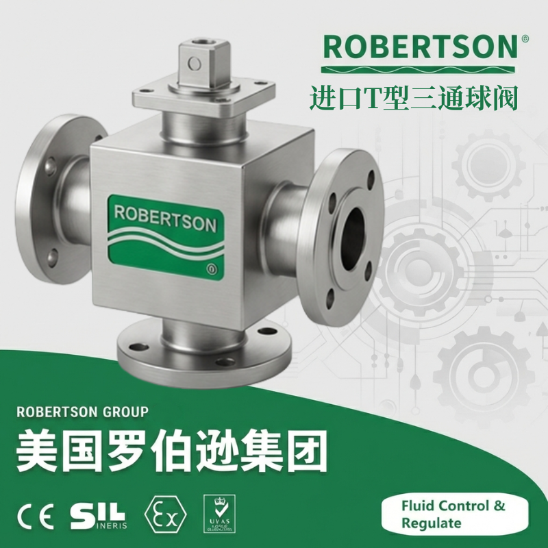 进口T型三通球阀-美国罗伯逊ROBERTSON