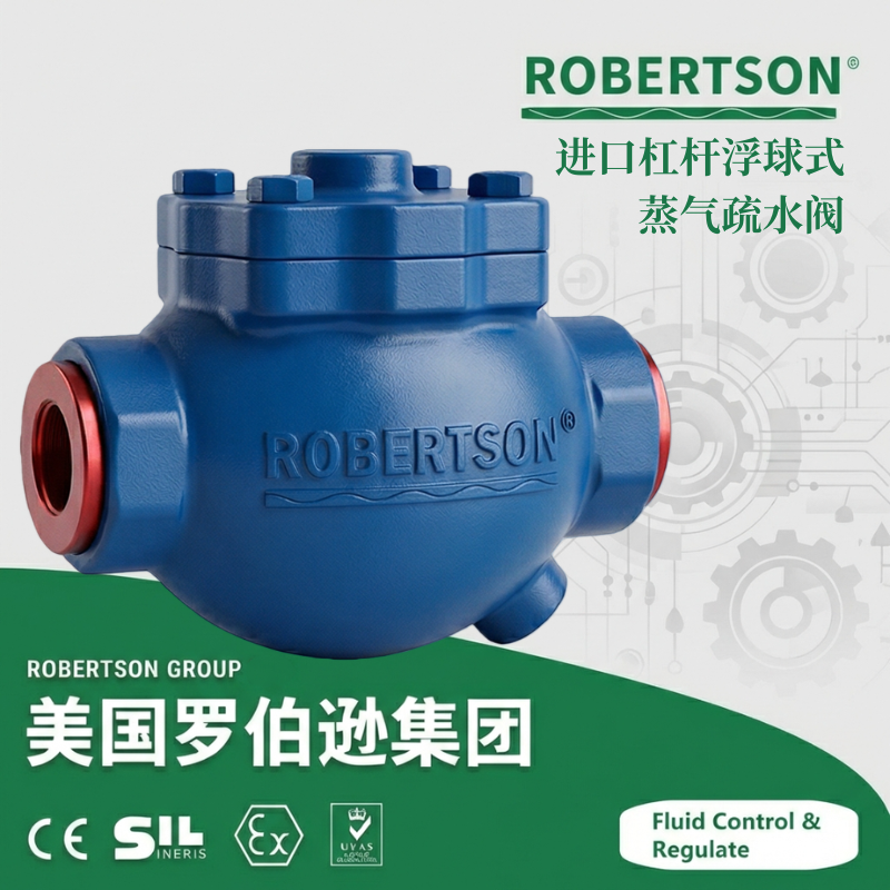 进口杠杆浮球式蒸气疏水阀-美国罗伯逊ROBERTSON