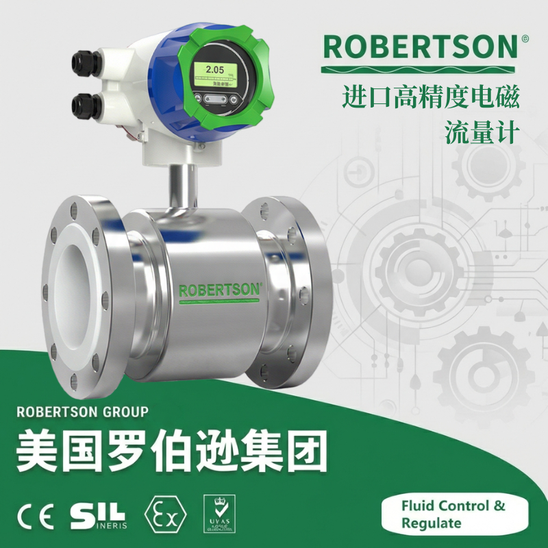 进口高精度电磁流量计-美国罗伯逊ROBERTSON
