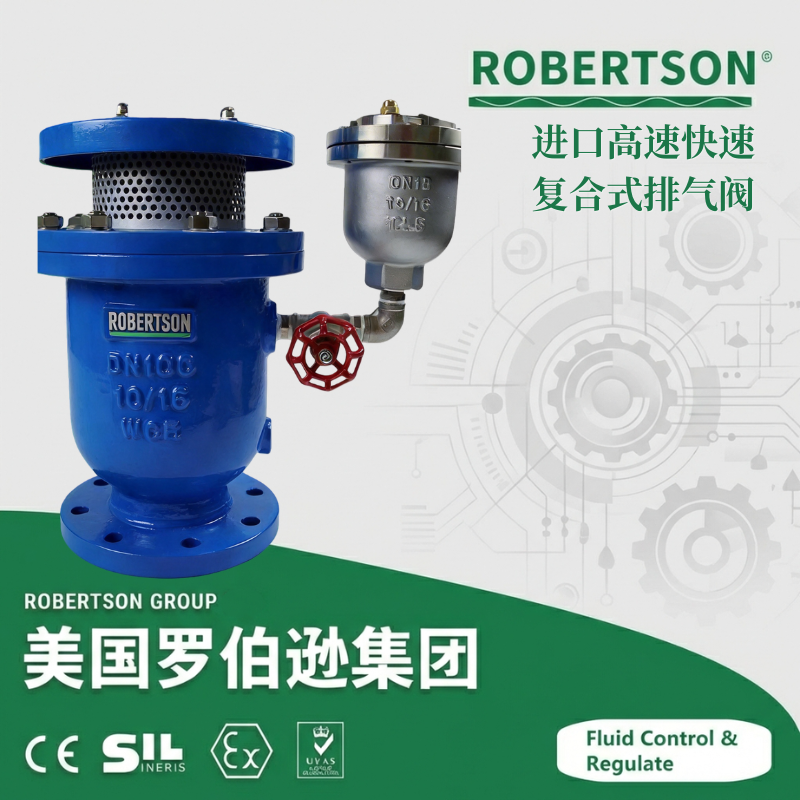 进口高速快速复合式排气阀-美国罗伯逊ROBERTSON
