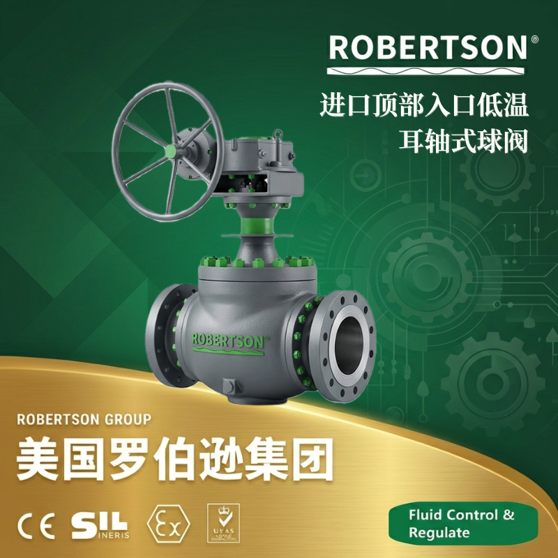 美国罗伯逊ROBERTSON进口顶部入口低温耳轴式球阀：全面解析与应用指南