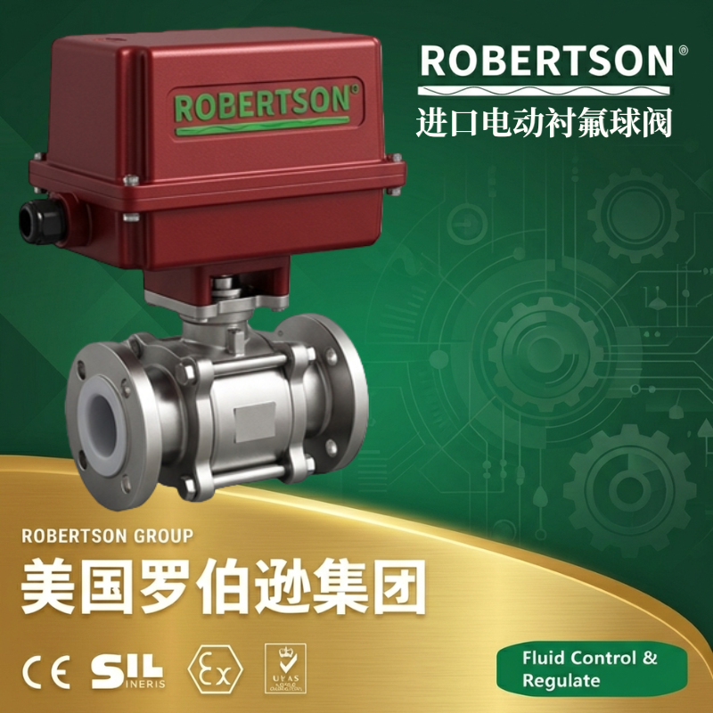 美国罗伯逊ROBERTSON进口电动衬氟球阀：全面解析与应用指南