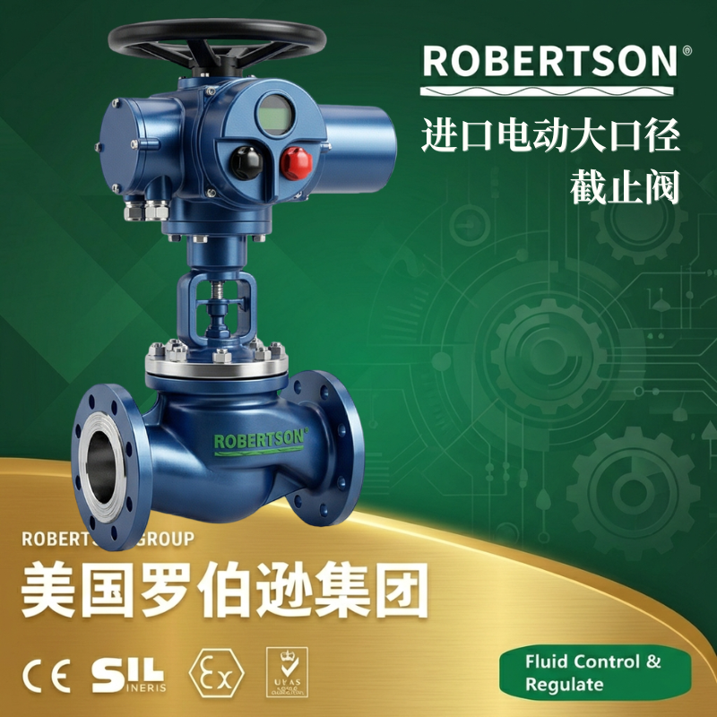 美国罗伯逊ROBERTSON进口电动大口径截止阀：全面解析与应用指南