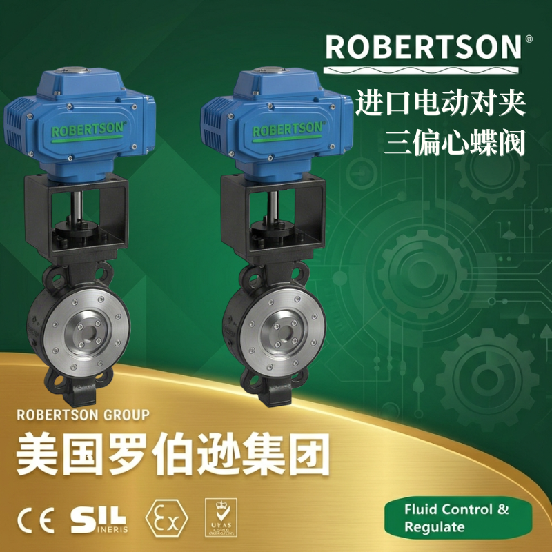 美国罗伯逊ROBERTSON进口电动对夹三偏心蝶阀：全面解析与应用指南