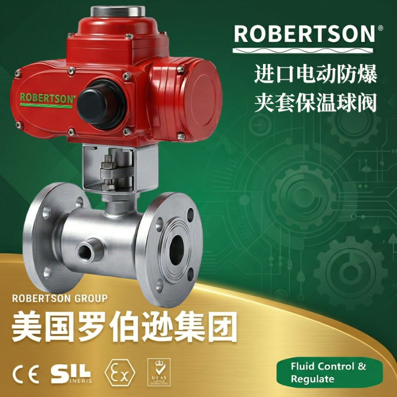 美国罗伯逊ROBERTSON进口电动防爆夹套保温球阀：全面解析与应用指南